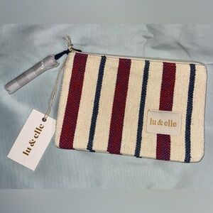 Striped Mini Bag - Red and Blue